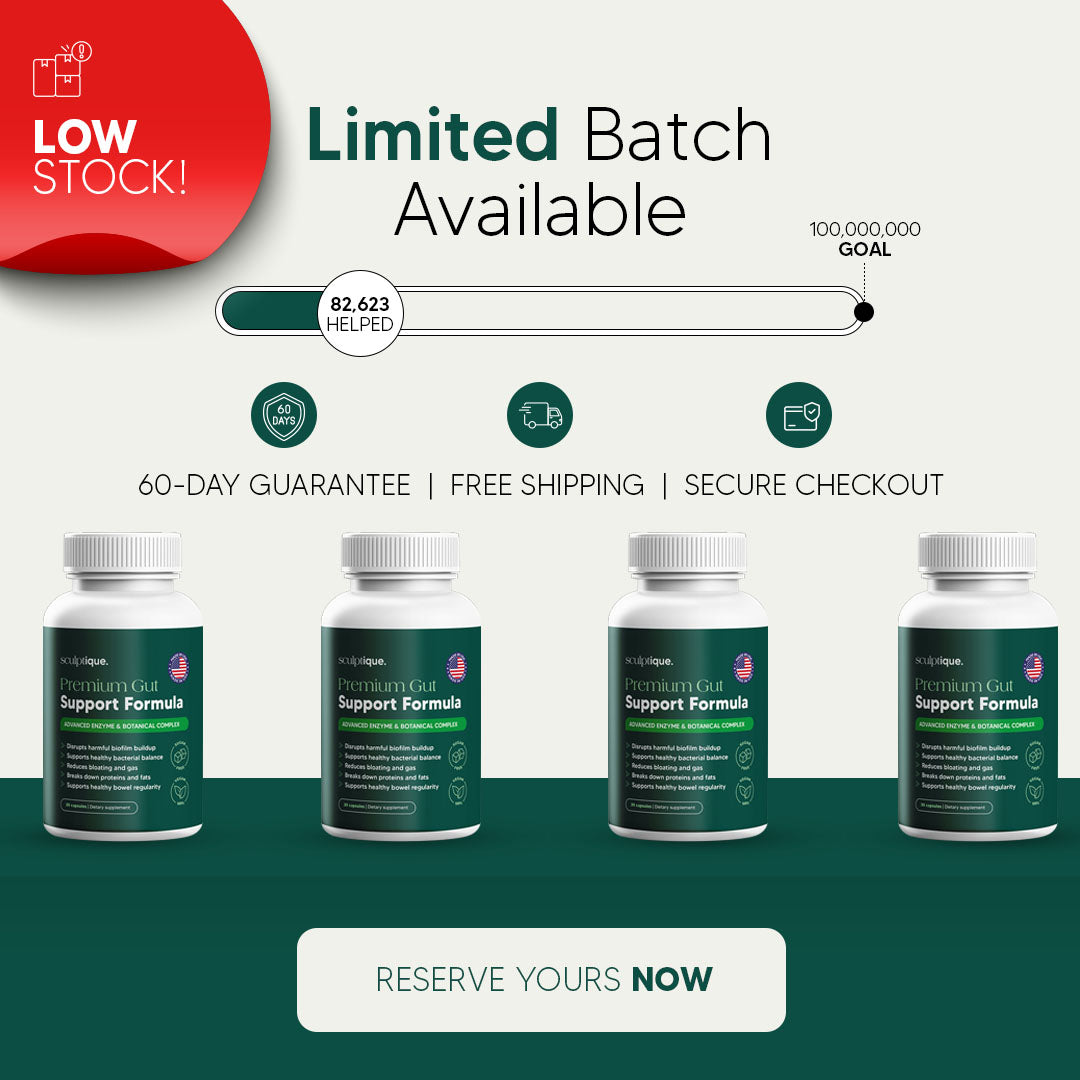 New Maximum Potency Formula - Premium Gut Support by Sculptique™