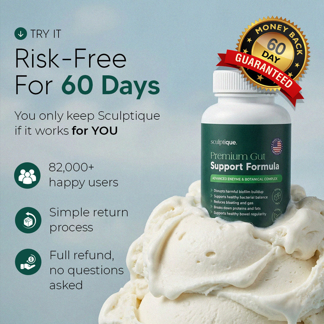 New Maximum Potency Formula - Premium Gut Support by Sculptique™